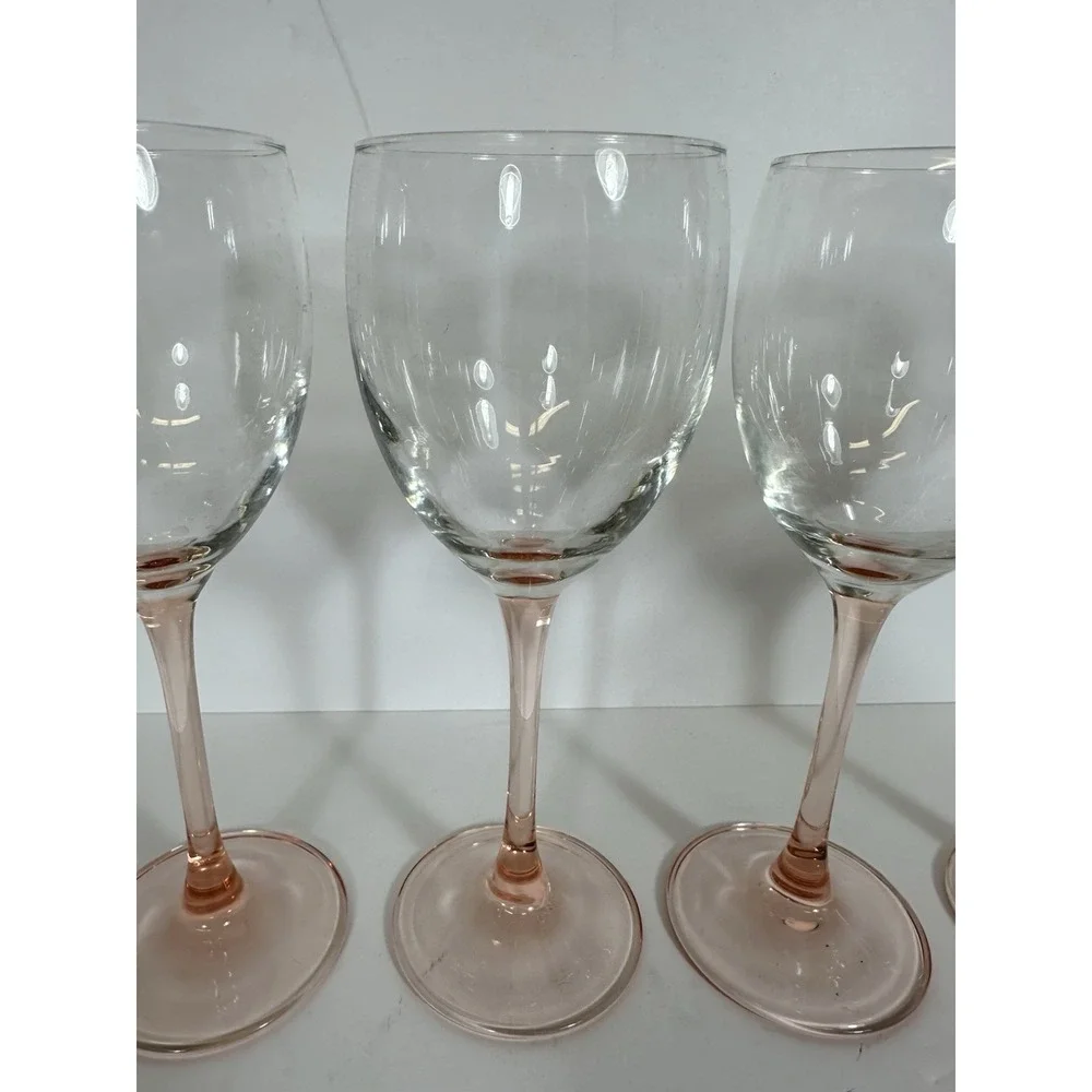 Cristal D'Arques Le Vin Rose Wine Glasses 7 3/4